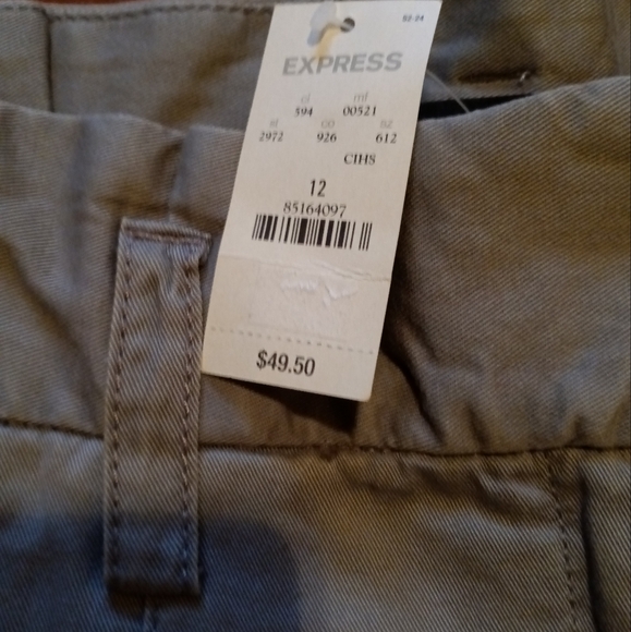 Express Wide Leg Grey Casual Dress Pants NWT - Picture 2 of 3